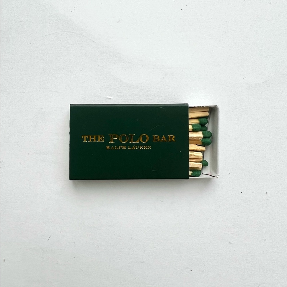 Polo Bar Ralph Lauren Matchbook. Unstruck
